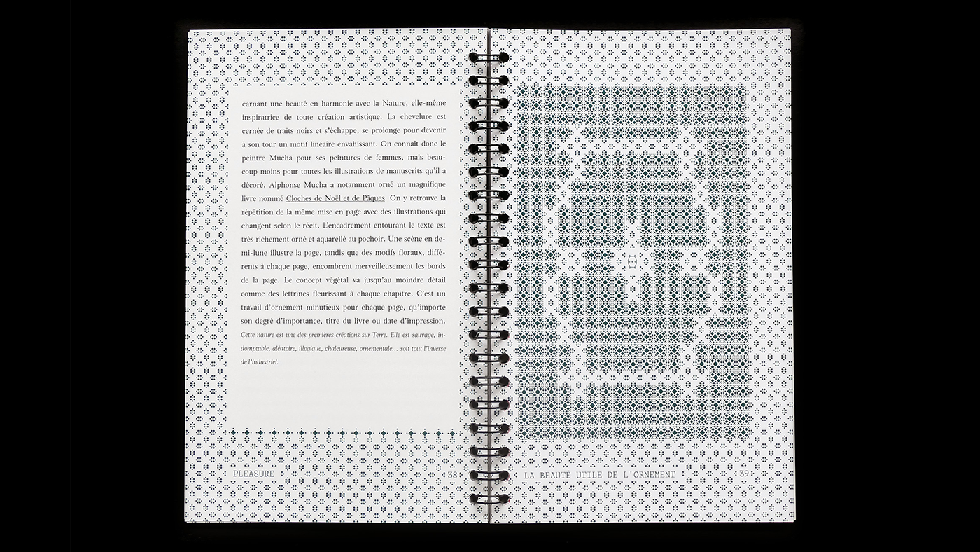 Pages n°38-39 du mémoire Pleasure