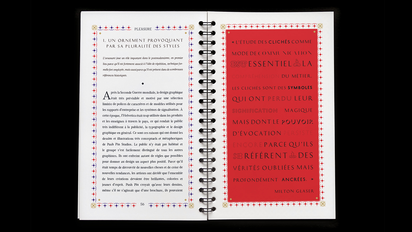 Pages n°56-57 du mémoire Pleasure
