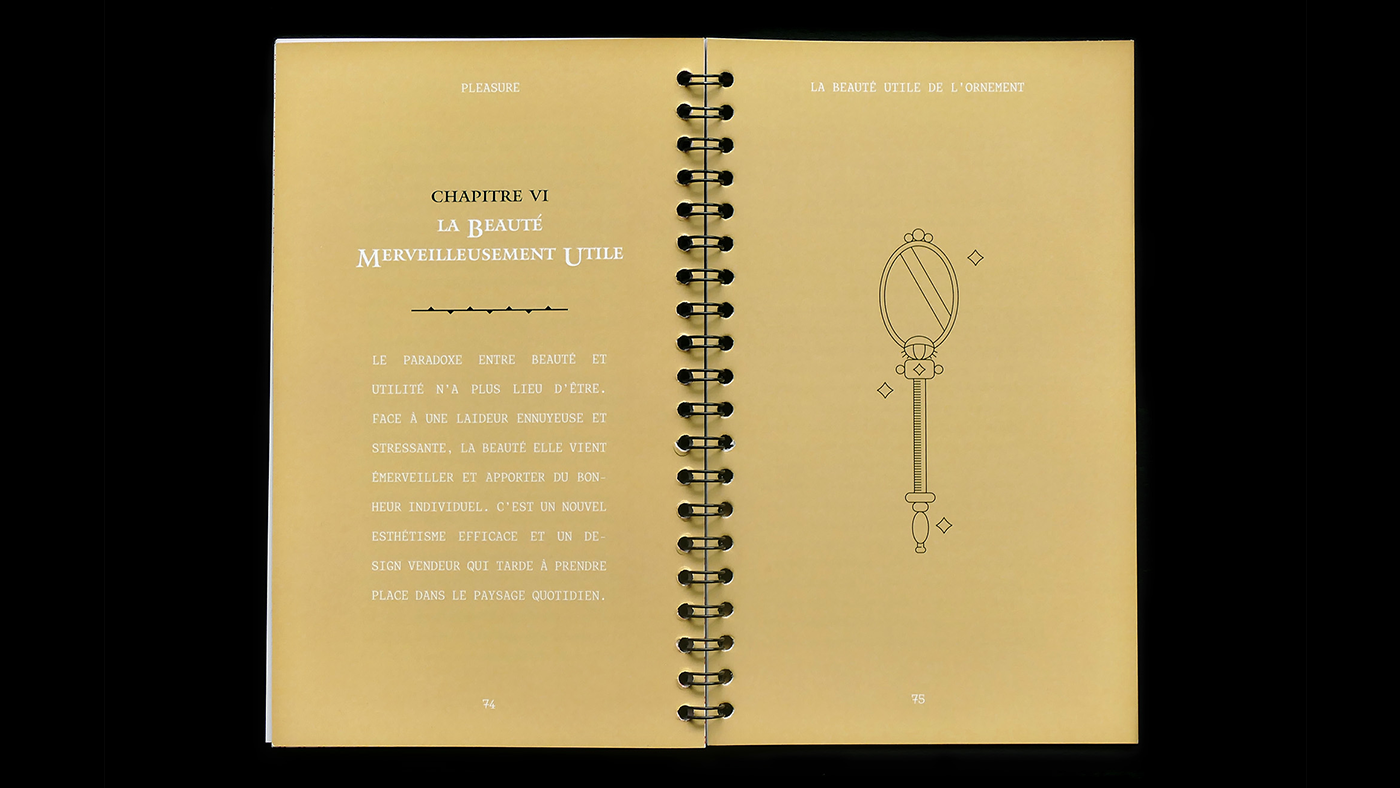 Pages n°74-75 du mémoire Pleasure