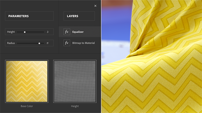 Vue C4D n°2 Recherche C4D n°2 d'Adobe Sampler